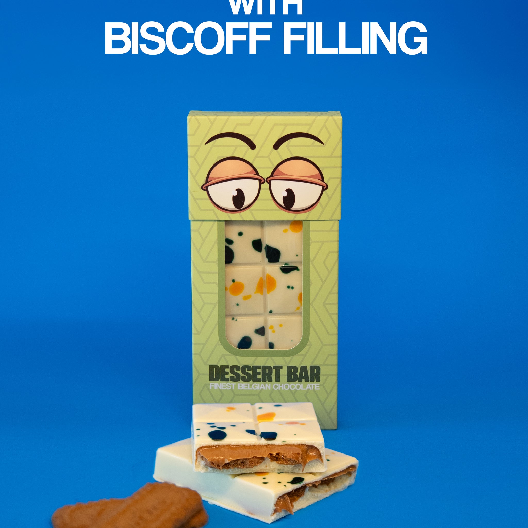 White Choco with Biscoff Filling